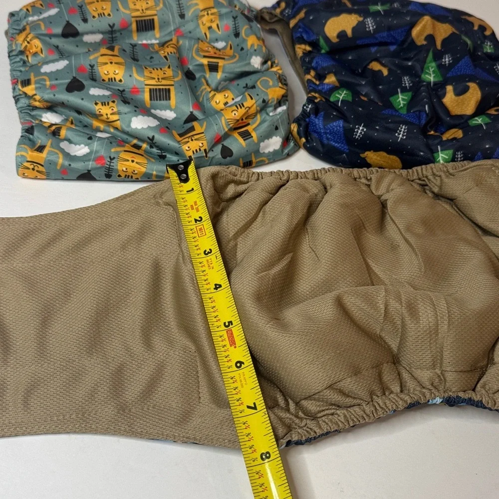 Grecle Reusable Washable Male Dog Diaper Belly Bands, Set of 3